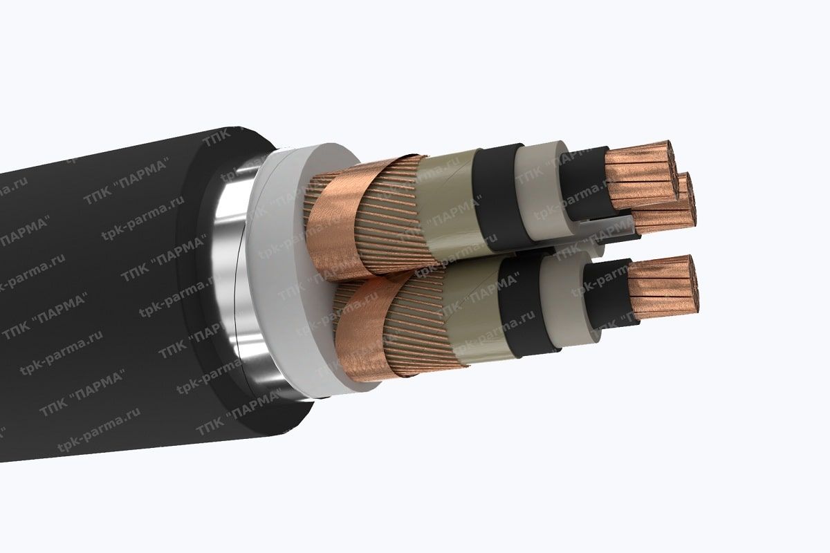 Кабель ПвБВнг(A)-LS 3х70/50 - 6кВ