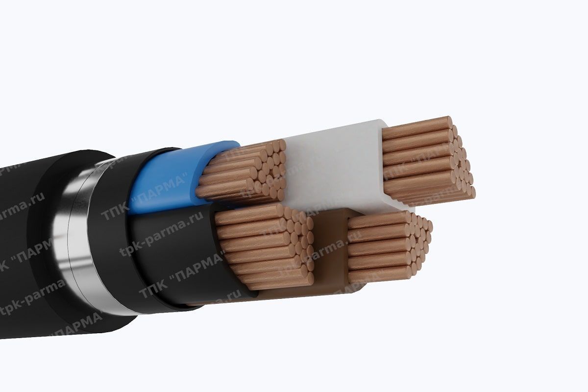 Фотография провода Кабель ПвБбШв 4х95 - 1кВ