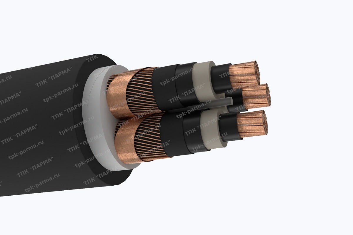 Фотография провода Кабель ПвВ 3х400/120 - 10кВ