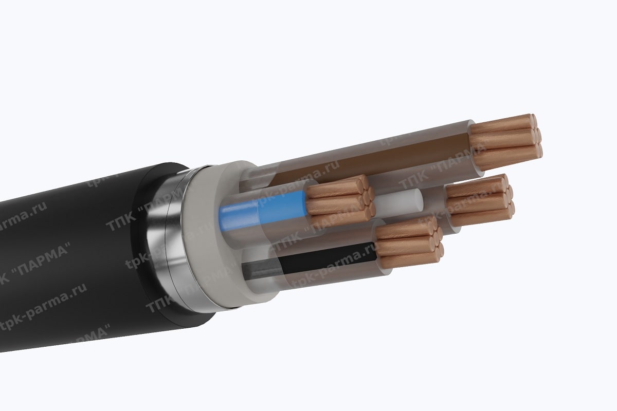Фотография провода Кабель ПвБШп 3х185 - 1кВ